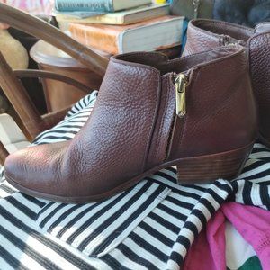 Sam Edelman brown leather size 8 booties